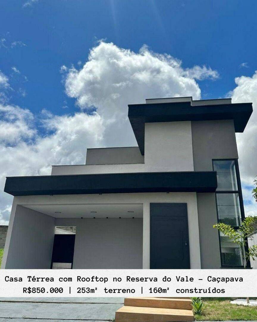 Casa com 3 dormitórios à venda, 160 m² por R$ 849.999,00 - Reserva do Vale - Caçapava/SP