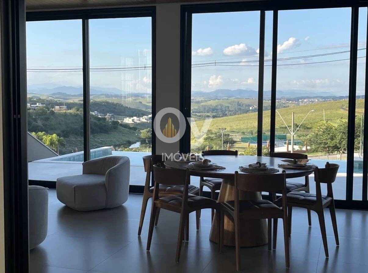Casa de Luxo SJC | 5 Suítes, Vista Definitiva e Piscina Borda Infinita