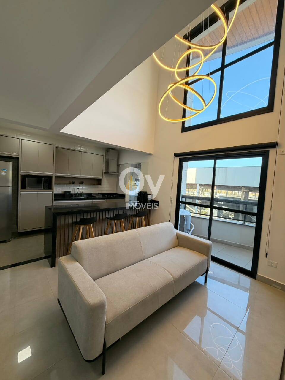 Loft mobiliado à venda Jd. Aquarius | 78m² | 1 Vaga | Acabamento impecável!