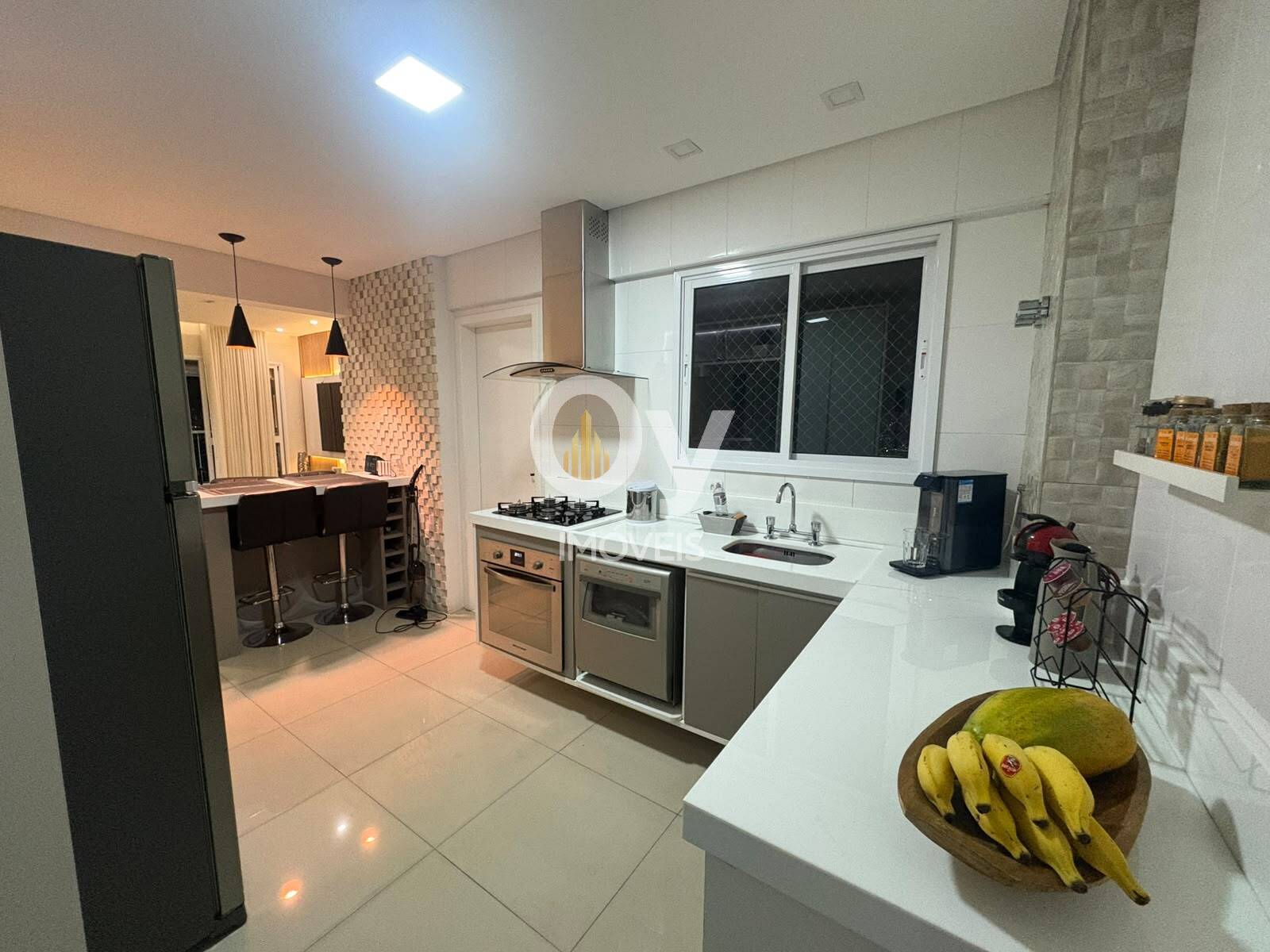Apartamento impecável mobiliado|100 m²|3 dormitórios (1 suíte) + escritório